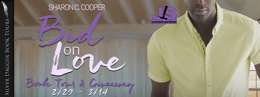 Bid on Love (Jenkins & Sons Construction Series #5) by Sharon C. Cooper | Book Tour & Giveaway