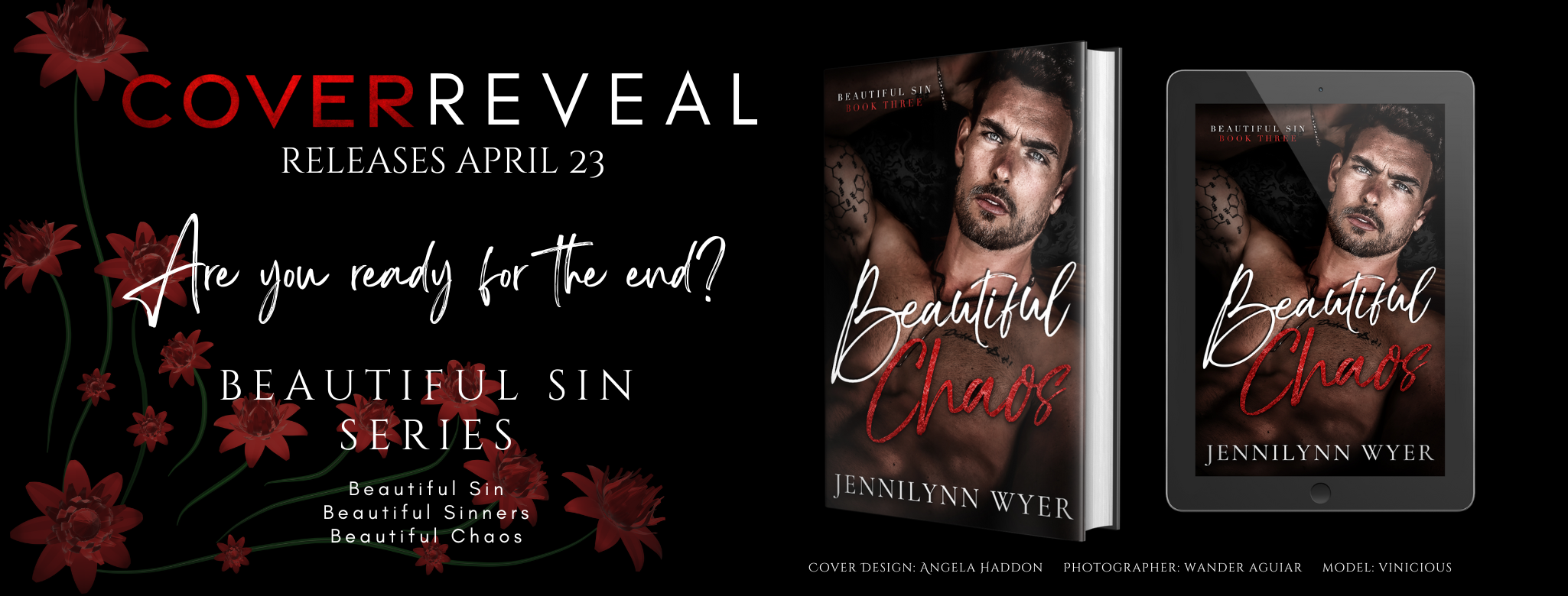 BEAUTIFUL CHAOS (Beautiful Sin Book 3) by Jennilynn Wyer | Cover Reveal!