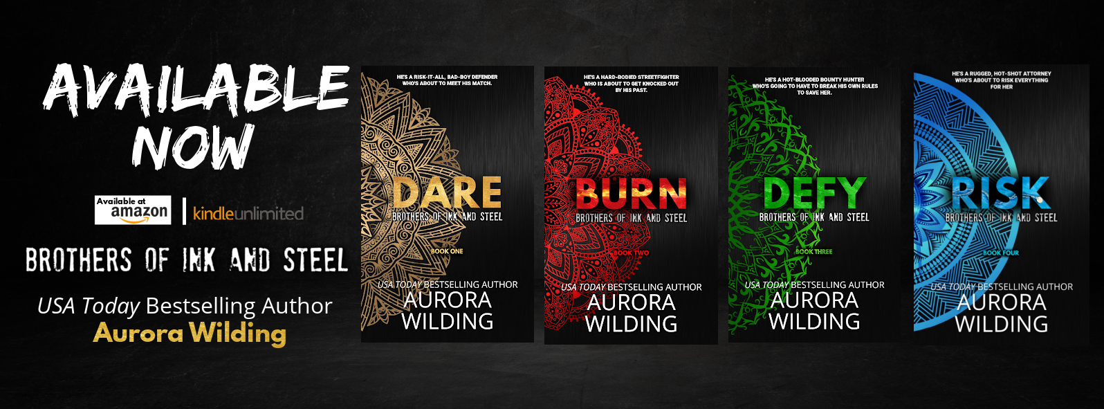 Brothers of Ink and Steel Series by Aurora Wilding | Out Now!