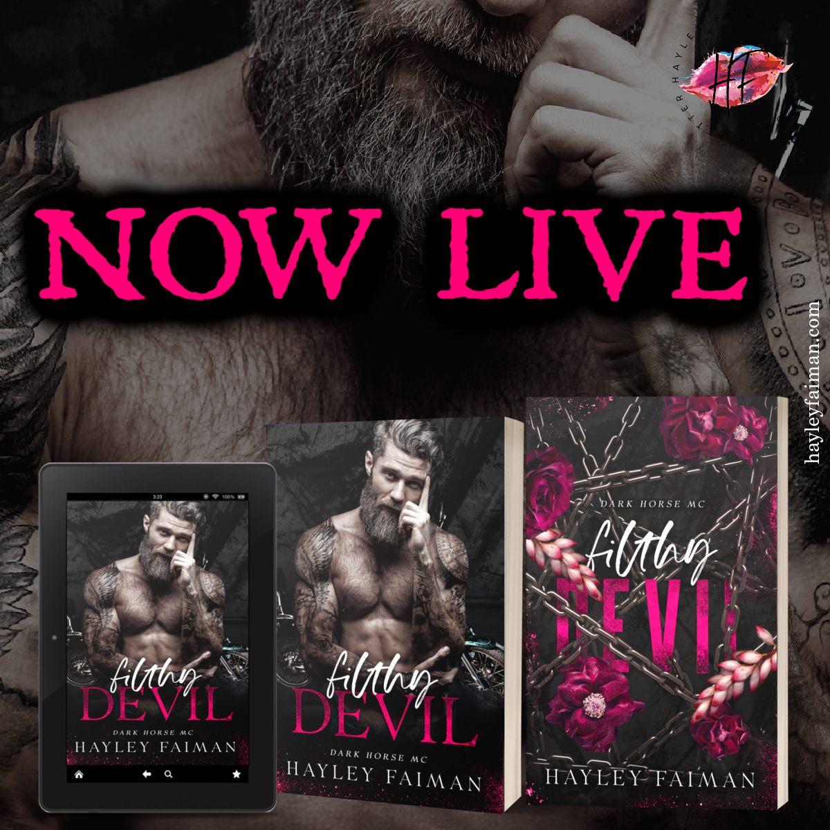 FILTHY DEVIL (Dark Horse MC Series #6) by Hayley Faiman | Out Now!