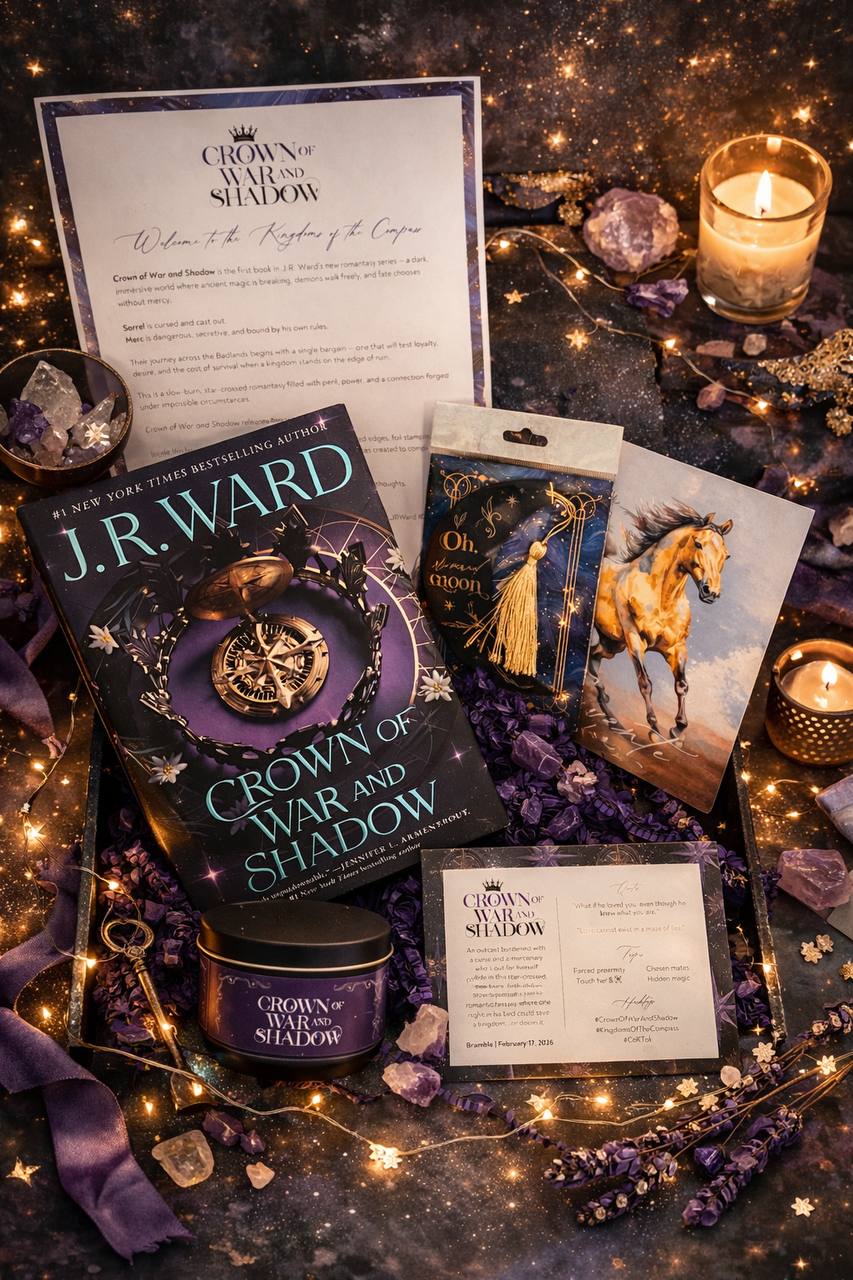 Crown of War and Shadow by J.R. Ward – Unboxing A New Romantasy Adventure!